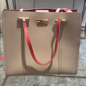 Kate Spade Beige and Pink Women's Bag